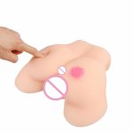 Newest Soft Silicone Male Masturbator 3D Sex Doll Fake Ass Realistic Vaginal and Anal Masturbation Cup Adult Sex Toys for Men