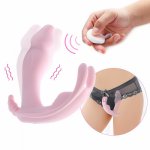 USB Charge Remote  Control wearable Butterfly Vibrator Prostate Massager Sex Toy Female G Spot Vibro Panties Sexual Toys X290