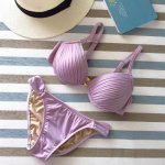 Solid Brazilian Bikini Set 2019 Push Up Women Swimsuit Halter Top Bikini Sexy Triangle Biquini Swim Wear Beach Banting Suit