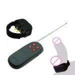 Penis Ring Anillo Pene Electric Shock Remote Control Electro Stimulation SM Toy for Man Vibrating BDSM Ball Ring Cock 1