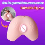 Newest! Easy To Clean and Store Inflatable Big Ass Can Inject Warm Water Detachable Vagina Male Masturbator Adult Sex Doll