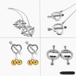 New female adjustable torture play Clamps metal Nipple clips breast BDSM Bondage Restraint Fetish sex toy couple game