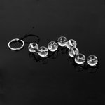 Transparent Glass Anal Beads Vagina Massager Balls Female Masturbation Anal Glass Chain Beads Plug Sex Toys Adult Sexy Product