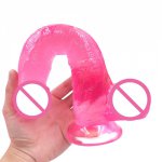 Medical Dildo Suction Cup Masturbator Vagina G-Spot Massager Penis Adult Sex Toy Penis G Spot Dildo Rabbit Vibrator