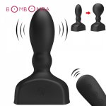 Anal Inflatable Vibrator For Men Masturbator 12 Speed Wireless Remote Control Anal Dildo Vibrator Adult Male Prostate Massager