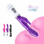 12 Speed Sex Dual Dildo Vibrator G Spot Female Masturbator Vagina Clitoris Stimulation Massager Climax Erotic Sex Toys For Women