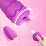 Female Sucking Vibrator Wireless Remote Clitoris Stimulation Vaginal Massager Masturbator Sex Toys Women G Spot Tongue Vibrator