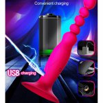 2019 Women Vibrator Pull Bead Anal Plug Durable Portable Sex Stimulation Toys DC88