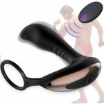 Wireless Remote Control Anal Dildo Vibrator Prostate Massage Butt Plug Vibrating Adult Sex Toys for Men Male Masturbator Q184