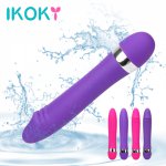 Ikoky, IKOKY Speed Adjustable Sex Toys for Women G-spot Clitoris Stimulator Dildo Vibrator Magic Wand Erotic AV Stick