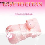 Zerosky, 3D Simulation Female Vaginal Anal Breast Male Masturbation Aircraft Cup Inflatable Doll Sex Pussy Sex Toy For Men Zerosky