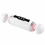 Male Masturbators Adult Sex Toys 2 in 1 3D Realistic Pocket Vagina Pussy  Masturbator Cup with Vagina  and Tongue Masturbation 