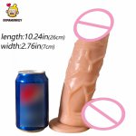 DopaMonkey 10.24inX2.76in very big Realistic Dildo Erotic with Suction Cup Sex Toys for Woman Super Thick Huge Dildo penis