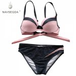 NAVSEGDA 2019 sexy solid color bikini suit bikini women's patchwork swimsuit female swimsuit ladies swimwear