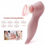 Clitoral Breast Stimulator 8 Frequency Decompression Massager G Spot Dildo Rabbit Vibrator  Clitoris Vagina Massager
