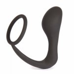 Silicone Prostate massage Anal stimulator, Anal Cock Ring & Butt Plug Anal Sex Toys for Men, Erotic Adult Sex Toys Anal Hook.