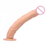 Realistic Big Huge Dildo Artificial Penis 13.4 Inches Flexible Penetration Suction Cup Dildos Anal Toys For Women faloimitator