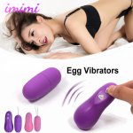Wireless Remote Control Vibrator Jumping Egg Masturbator Clitoris Stimulator Sex Toys For Adults Women Multi-Speed LED Massager