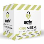 Safe, Prezerwatywy XL - Safe King Size XL Condoms 5 szt