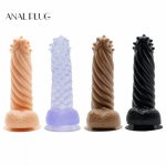 Screw Thread Anal Butt Plugs Massage Men And Women Big Anal Plug Anal Dildo Sex Toys For Couples