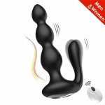 Wireless Remote Silicone Vibrator Sex Toys For Woman / Man Prostate Massage For Men Sex Products Butt Plug Sex Shop X550