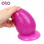 OLO Anal Plug Butt Plug Super Big Size Sex Toys for Man and Women Female Masturbation Silicone Suction Cup Adult Erotic Toys