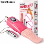Tongue Vibrator Sex Toys For Woman AV Magic Wand Vibromasseur Clitoris Puissant Vibrators For Women Sextoy Femme Vibrating Eggs
