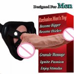 CPWD Designed For Men Hollow soft Realistic Penis Strap On Dildo Gay Strapon Panties Silicone Dildos Dick Sex Toys For man/woman