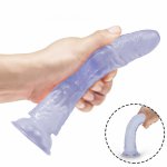 Anal Plug Vagina Female Masturbator Realistic Jelly Dildo Strong Suction Cup Male Artificial Penis Adult Sex Toy for Women