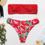 In-X Watermelon swimsuit women Sexy knot bikinis 2019 mujer Push up swimwear women bathers Summer beach wear bathing suit new