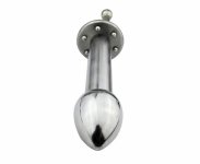 Stainless Steel Churn Big Anal Plug with Handle Adult Game For Man Big DICK For Anal Heavy Butt Anus Bead Chastity Anal Sex Toy
