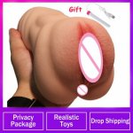 Super Realistic 3D Soft Maiden Vagina Deep Pussy Ass Masturbator Sex Toys for Men Vagina Anal Male Adult Sex Toys