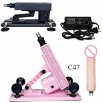Newest Automatic Thrusting Sex Machine Gun High Power Love Machine with Male Masturbation Cup and Anal Dildo for Couples E5-114
