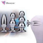 Runyu Adult Large Anal Sex Toys Huge Size Butt Plugs Prostate Massage For Men Female Anus Expansion Stimulator Big Anal Beads