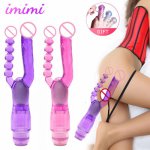 Erotic Goods Realistic Dildo Clitoris Stimulator Masturbator Penis Plug Anal Vibrator Vagina Massager Adult Sex Toys for Women