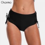 Charmo Women's Swimming Briefs  Women Solid Color Swimming Trunks Swimming Shorts Women Shorts Bikini bandage Bottom Sexy Briefs