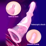 Clit Sucker Vibrator Tongue Dildo Vibrator For Women Nipple Sucker Tight Oral Licking Clitoris Stimulate Masturbate Erotic Toys