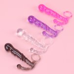 Sexy Clear Crystal Anal Plug Sex Toys For Male And Female Anal Plugs Stimulate Massage Prostate Massager Sex Products