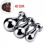 Metal Big Anal Plug Bulb Anal Expansion Toys for Adults Male Masturbation Butt Plug Anal Beads Sex Toys for Men Gay