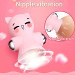 Tongue Licking Vibrator For Women Oral Sex Clitoris Nipple Sucking Vibrator Breast Enlarge Massager G Spot Stimulator Sex Toys