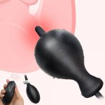 Silicone Anal Expander 10 Modes Vibrating Inflatable Anal Plug Inflate Vaginal Expandable Sex Toys For Women Men Gays Sex Shop