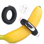 10 speed Vibrating cock Men ring Vibrator Clitoris Stimulate Chastity Device Delay Ejaculation penis male ring Sex toys for Men