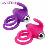 VATINE Sex Toys for Men Adult Product Cock Ring Clitoris Stimulate Vibrators Delay Ejaculation Masturbator Vibrating Penis Rings