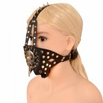 Leather Open Mouth Gag Oral Butt Plug Fetish Collar Slave Bdsm Bondage Harness Mask Hood Adult Products Sex Toys For Couples