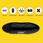 DMM Portable Double Hole Pussy Male Masturbator Soft TPE Oral Vagina Anal Masturbation Cup NO Vibrator Real Sex Toys for Men