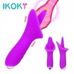 Ikoky, IKOKY Female Masturbator Sex Toys for Women Vagina Massage 10 Speed Oral Licking Pussy Clitoris Stimulator Tongue Vibrator