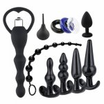 Anal Trainer Kit Butt Plugs Beginner Set Medical Silicone Prostate Massager