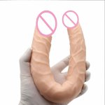 Medicial silicone Realistic Penis Super Huge Big Dildo Double Sided Ended Headed Dildo Sex Toys Skin feeling Realistic Penis