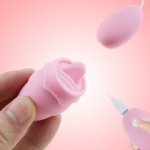 Powerful Vaginal Ball Blowjob Orgasm Anal Massager Bullet Vibrator  G Spot Clitoral Tongue Licking Egg Sex Toys for Women Sexo