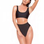 S-XL Sexy High Cut Sport bikini set Thong Swimwear female swimsuit High Waist Bikini 2018 Women Plus Size Bathing Suit biquini